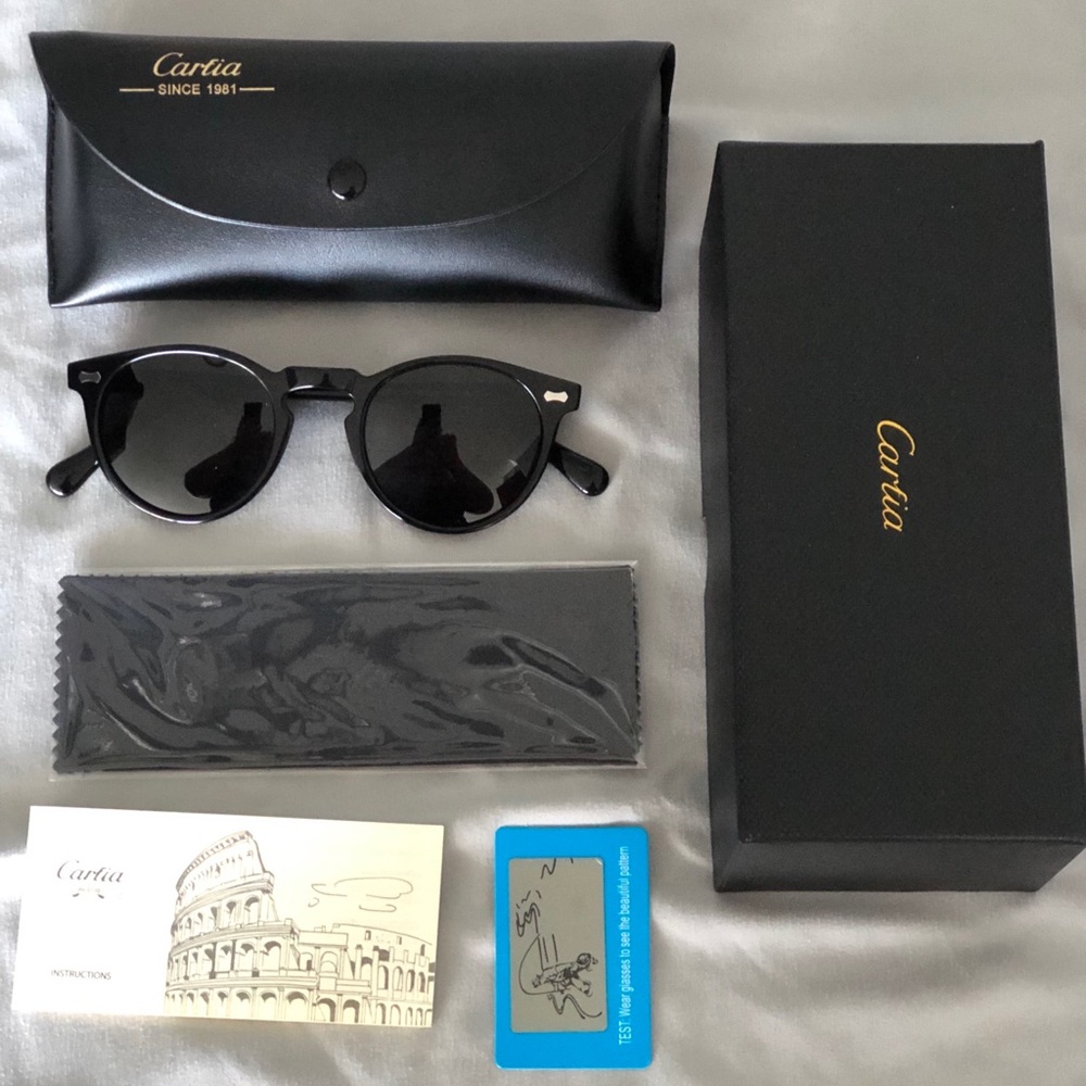 Carfia Round Polarized Vintage